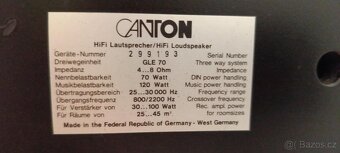 Canton GLE 70 - 5