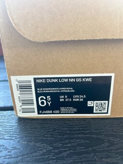 Nike Dunk Low - Blue Whisper/White-Hyper Royal - 5