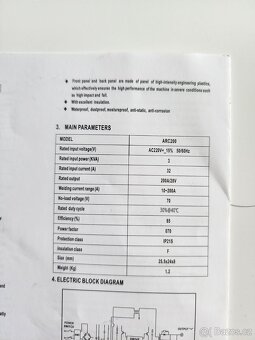 Invertorová svářečka ARC200 – v kufříku (jako nová) - 5