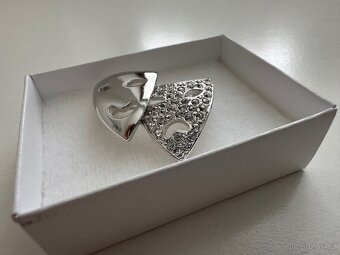 Brož MASKY se Swarovski ELEMENTS - 5