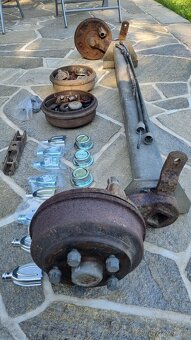 Náprava BPW + bubny, čelisti, příslušenství – Humbaur, 3 t - 5