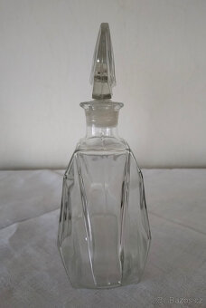 artdeco likérová souprava karafa+6 panáků, 20. léta - 5