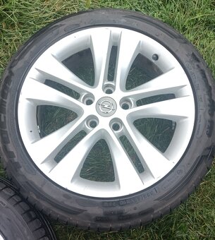 Originál alu disky Opel letní + zimní pneu - 5