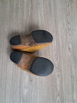 Retro dětské botičky, dřeváky - 5
