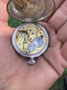 Stříbrné hodinky OMEGA art deco, funkční - 5