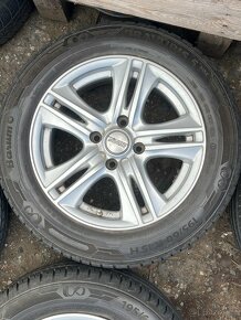 ALU kola 4x108 obuté na 195/60 R15 letní sada včetně rezervy - 5