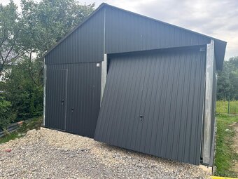 Plechová garáž 6x5m - 5
