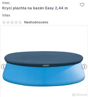 Písková filtrace + bazén + plachta - 5