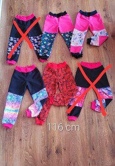 Softshell kalhoty - vel. 116 - 5