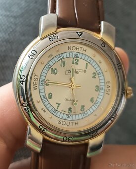 Luxusní pánské hodinky Philip Zepter Quartz _ NOVÁ BATERIE👍 - 5