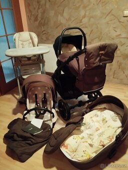 Trojkombinace NOORDI Fjordi+jídelní židliřka+ kojící polštář - 5