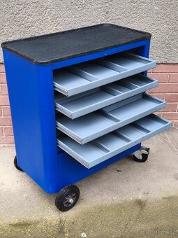 Prodám NEPOUŽÍVANÝ robustní PROFI dílenský vozík na nářadí.. - 5