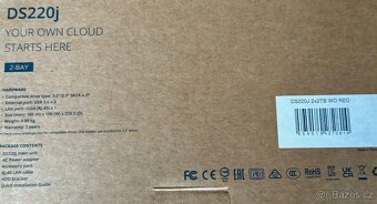 NAS Synology DS220j včetně 2x 2TB WD RED - 5