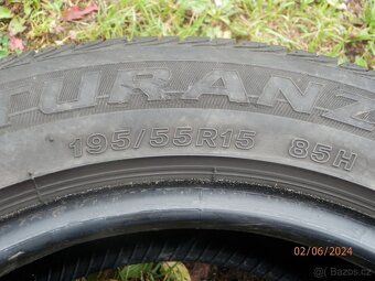 1xLetní pneu BRIDGESTONE TURANZA ER300 195/55 R15 - 5
