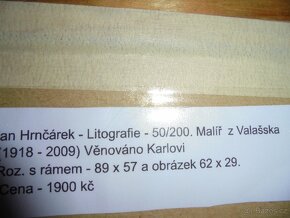 Jan Hrnčárek - Litografie - č.- 50/200 - 5