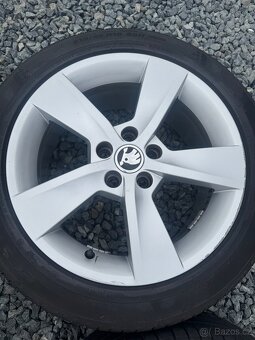Alu letní sada Škoda 5x100 215/45 r16 - 5