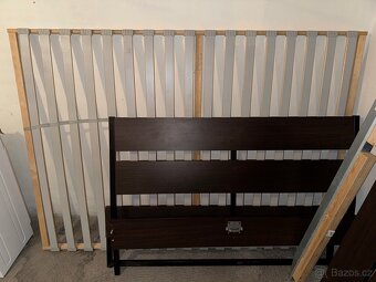 Prodám Postel Ikea Trysil 140x200, rošt, matrace, topper - 5