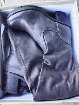 Kozačky vysoké pružné nad kolena 39 - 5