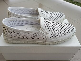 Kožené dámské polobotky - 5