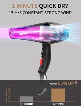 Fén 2400 W, profesionální - 5