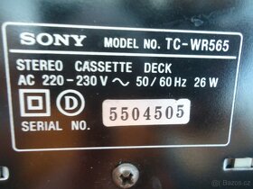 tape deck Sony TC-WE565 na servis - 5