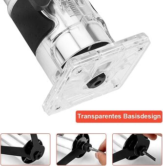 Elektrická ohraňovací frézka 580W - 5