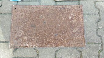 Smaltovaná cedule Propag Olomouc Lev znak Zastávka - 5