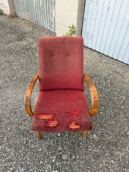 Křeslo Ton červené - 5