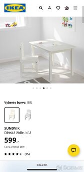 Dětský stůl + 2 židle - 5