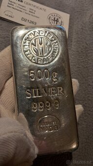 Investiční stříbro - 1000g slitky - 5