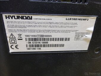 Malá LCD televize 40cm HYUNDAI, nemá DVBT2 - 5