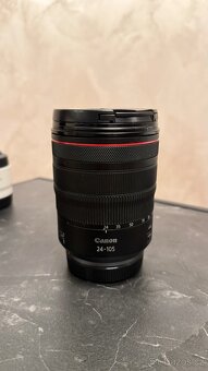 Prodám objektivy Canon RF + Extender - 5