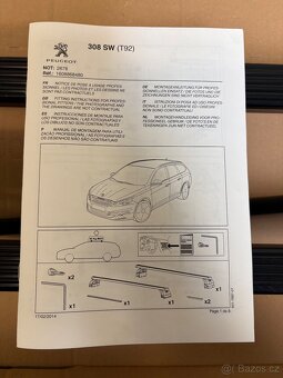 Střešní nosič Peugeot 308 SW T9 - 5