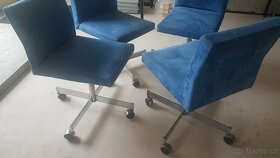 atypické židle otočné na kolečkách - 5