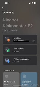 Prodám elektrokoloběžku Ninebot KickScooter E2 by Segway - 5