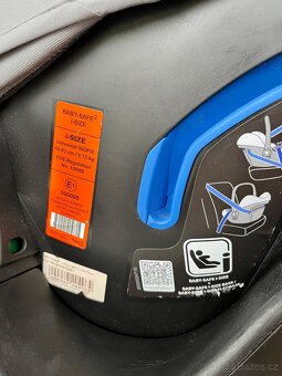 Autosedačka vajíčko Britax Romer šedá premium line +základna - 5
