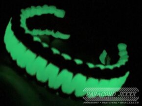 PARACORD náramek (18 cm) svítí ve tmě - 5