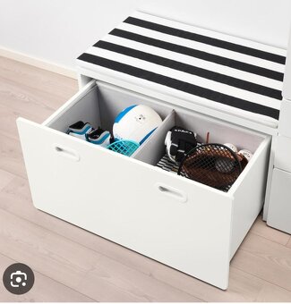 Ikea Stuva 2 kusy úložná lavice/ dětský stůl - 5