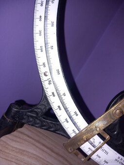 STARÉ VÁHY GRM D.R.G.M. 34 CM 2 KG - 5