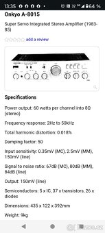 Onkyo Integra A8015 - 5