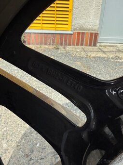 Alu kola 5x112 R18 + zánovní letní pneu, TPMS - 5