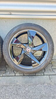 Alu kola 5x100 R17 Letni pneu 205/50/17 - 5