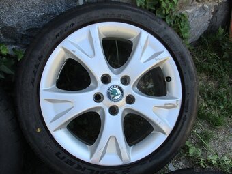 Alu kola Škoda Pallas 5x112 R17 Pneu letní 225/45R17 - 5