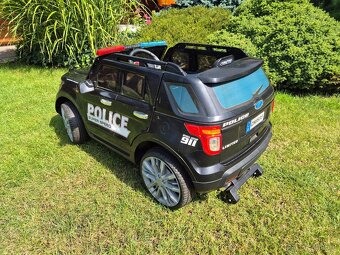 Dětské elektrické auto Policie - 5
