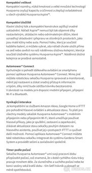 Sekačka Husqvarna Automower Aspire R4 - 5