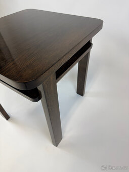 Luxusní Art Deco, konf. stolek Halabala po renovaci - šelak - 5