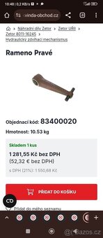 Zbylé díly Zetor Crystal - 5