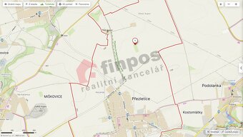 Prodej pozemku v Přezleticích - 6499 m2 - 5