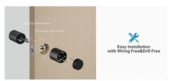 2 nové chytré zámky Yeeuu S1 Smart Lock S170+BLE Mesh Gatewa - 5