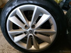 ALU kola Renault Scénic Megane 5x114,3 r17 Originál,6mm+TPMS - 5